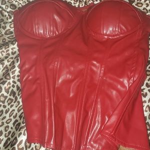 Red  corset